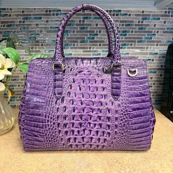 NWT Brahmin Small Finley Heroic Purple purse - Picture 3 of 7